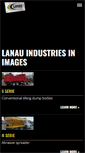 Mobile Screenshot of lanau-industries.com